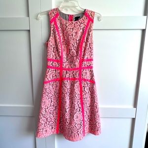 Label by Five Twelve Pink and Neon Pink Lace Summer Dress